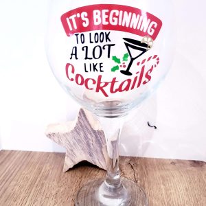 “It’s Beginning to Look a Lot Like Cocktails” – Personalised Gin Glass
