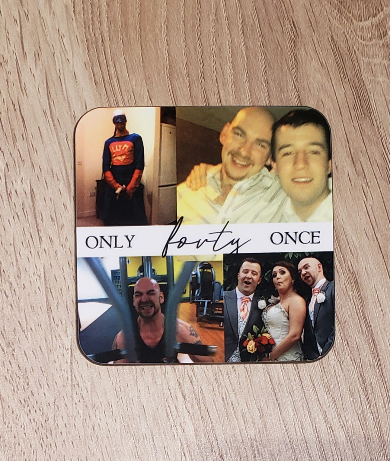 Customised Photo Collage Coasters – Personalised Gift Set - Image 3