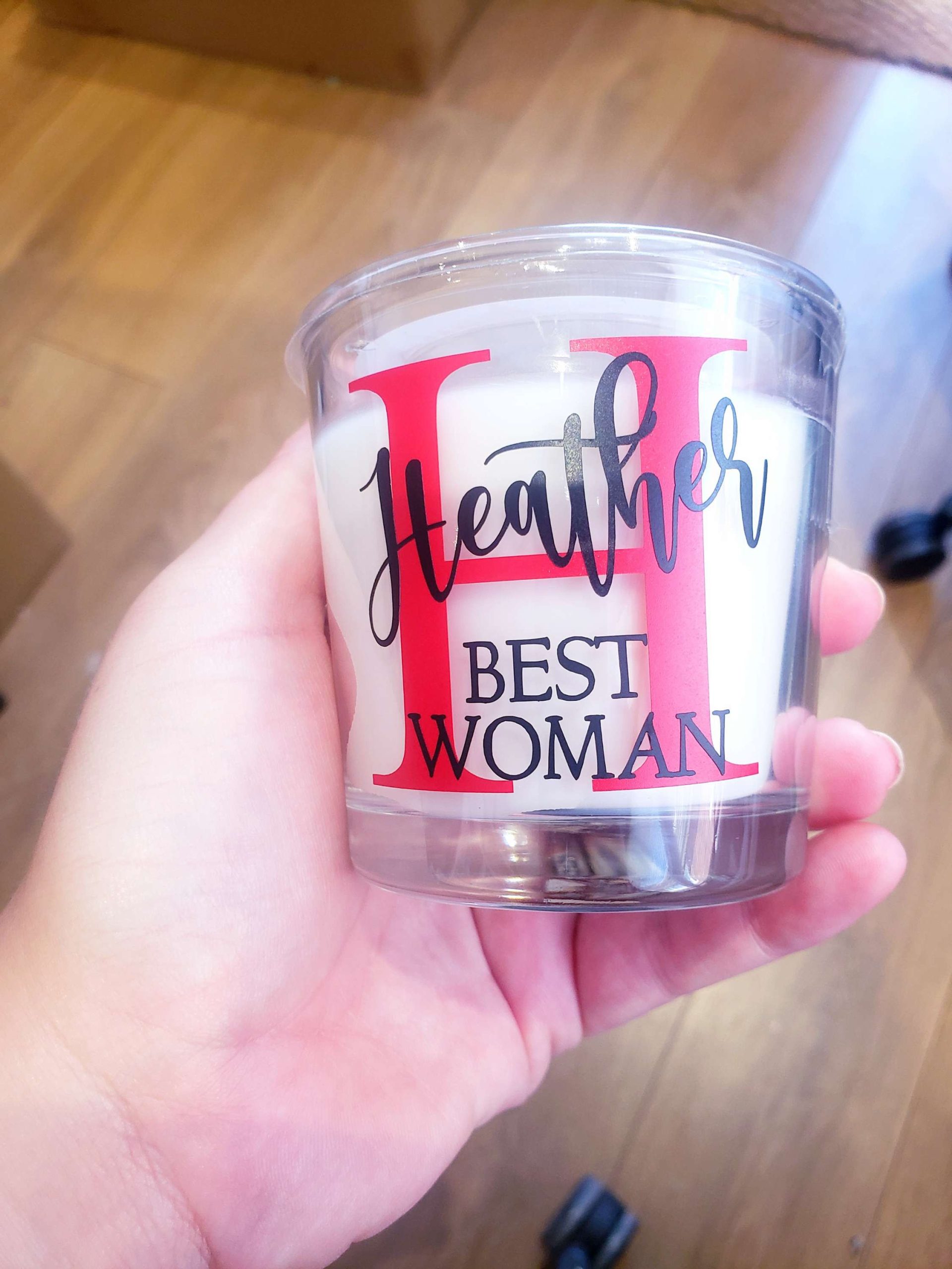 Personalised Bridal Party Candle – Custom Scented Keepsake Gift for Bridesmaids, Maid of Honour, Flower Girls - Image 6