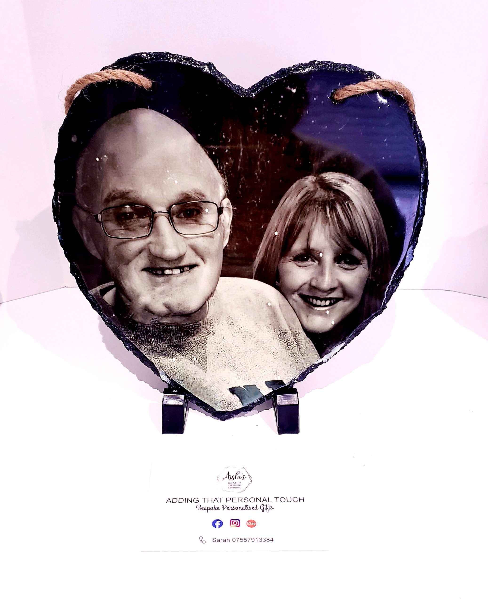 Personalised Photo Rock Slate - Image 3
