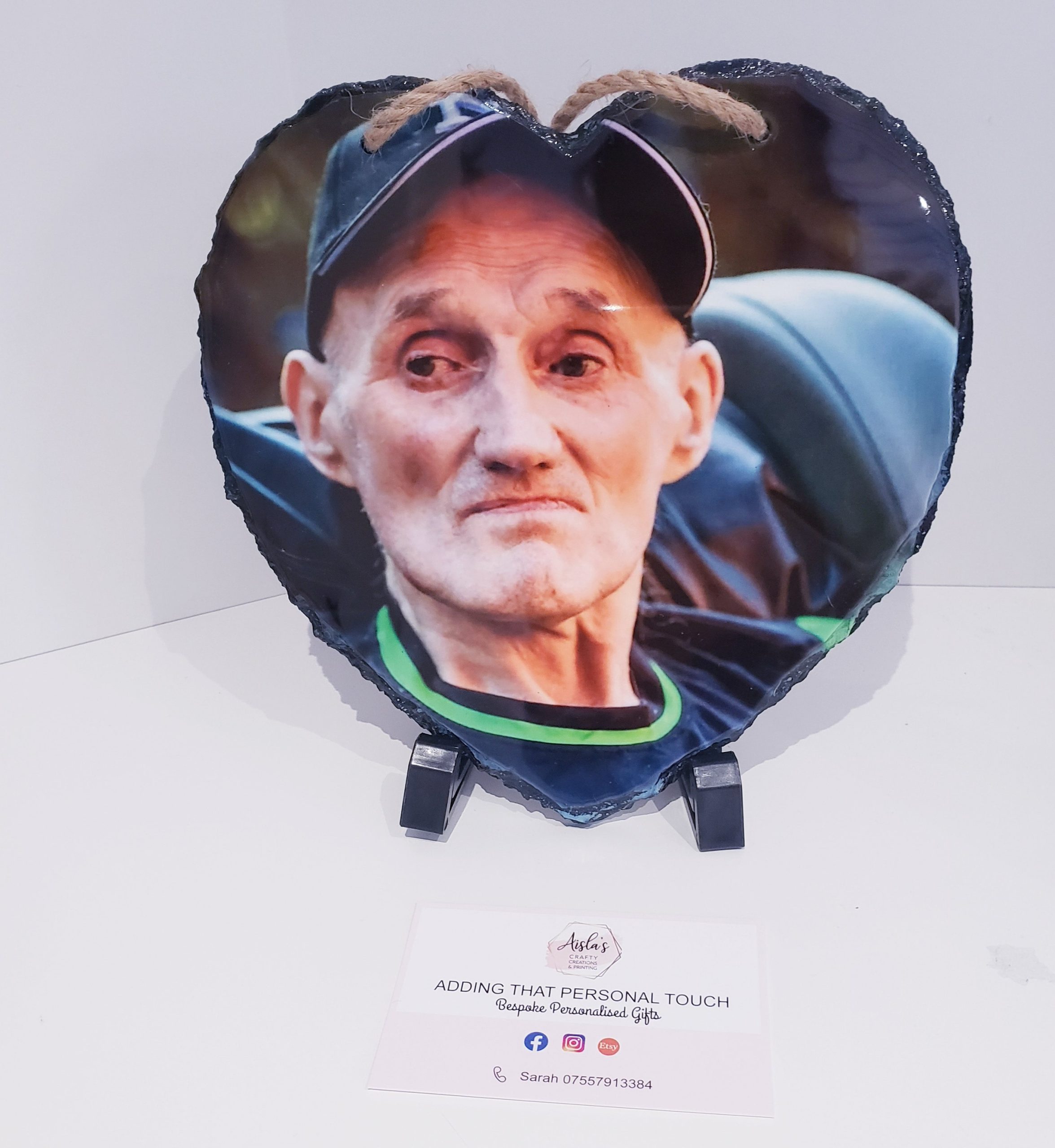 Personalised Photo Rock Slate