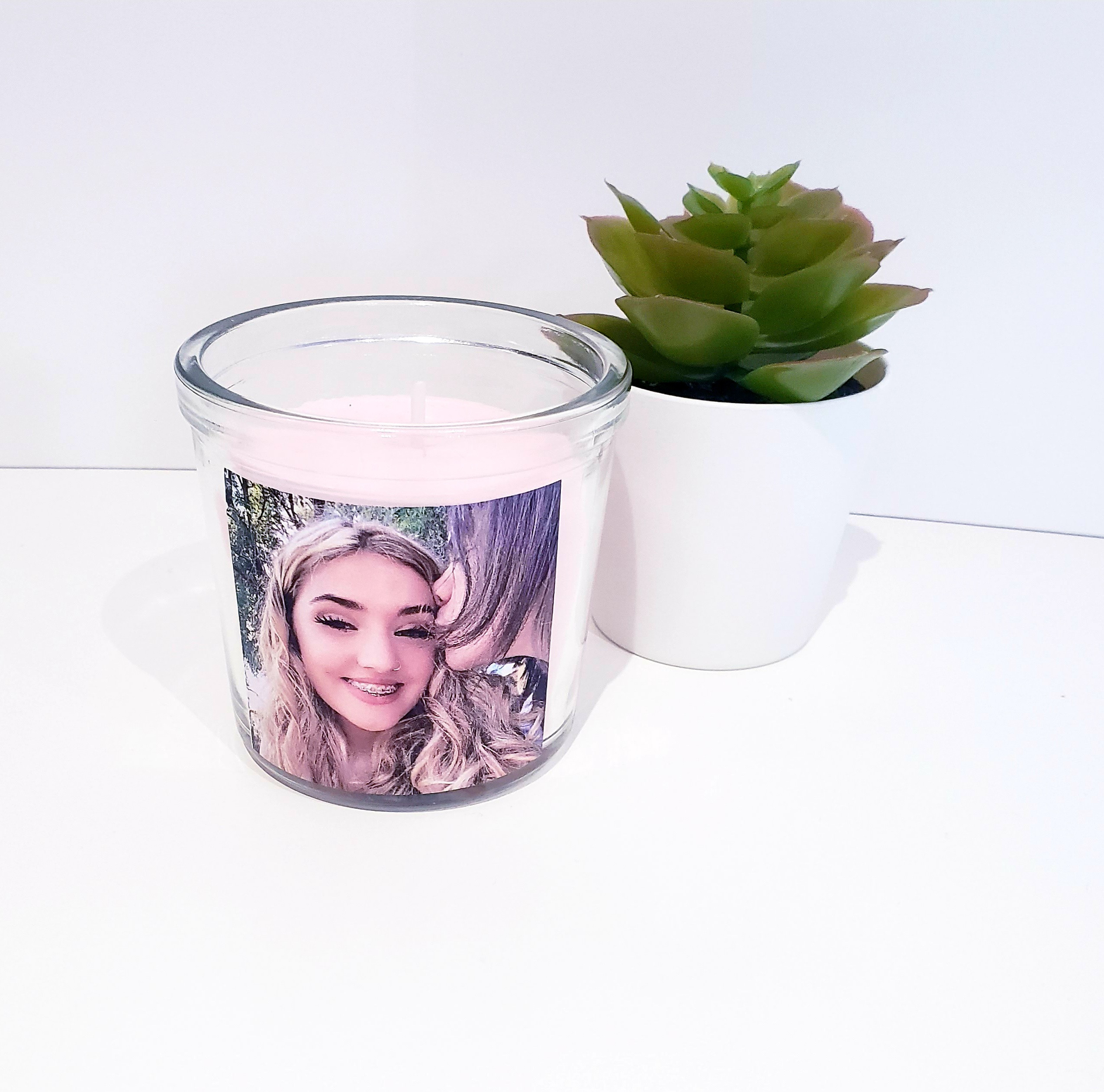 Scented Candle Personalised With Your Photo & Wording - Image 8