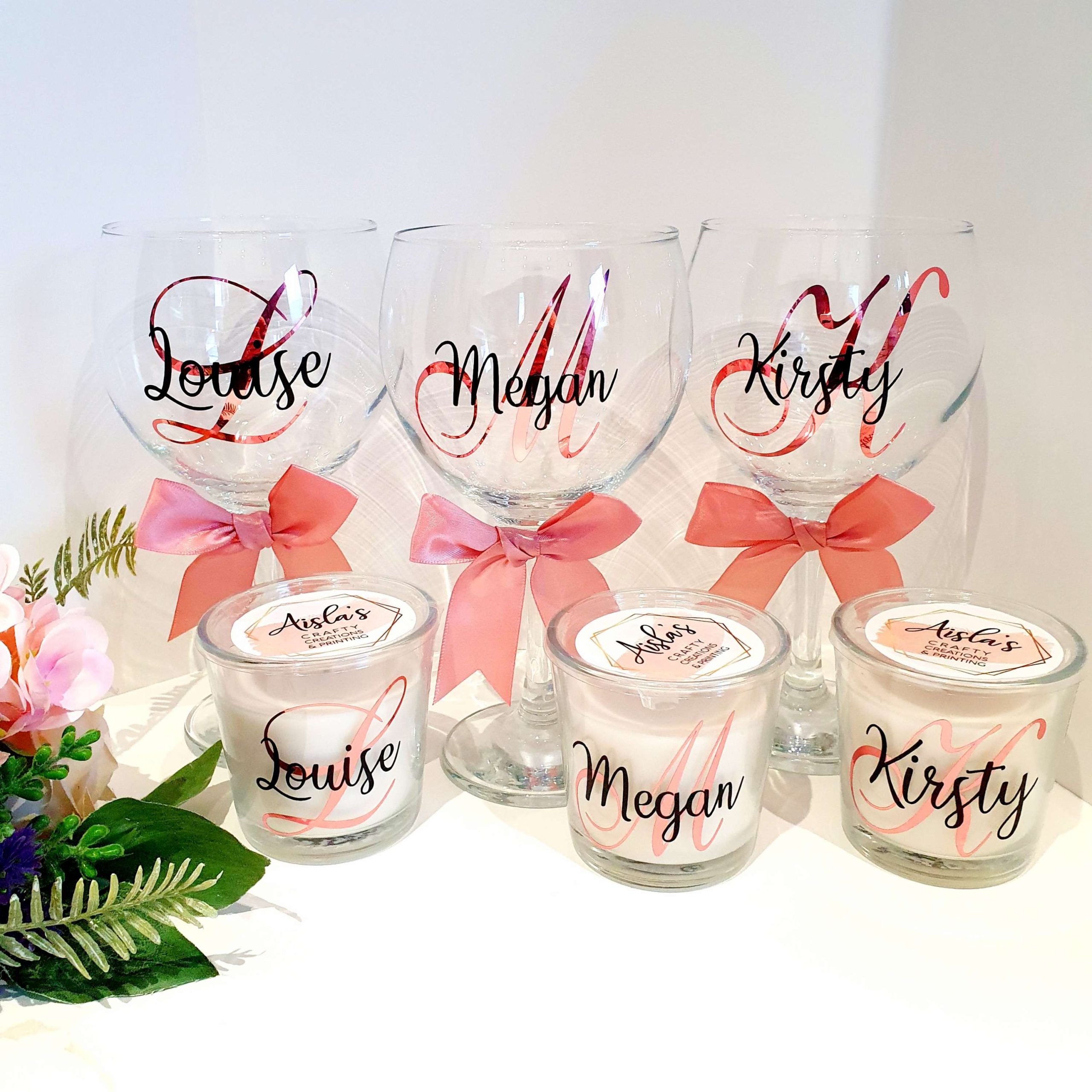 Initial Gin Glass & Candle Set - Image 4