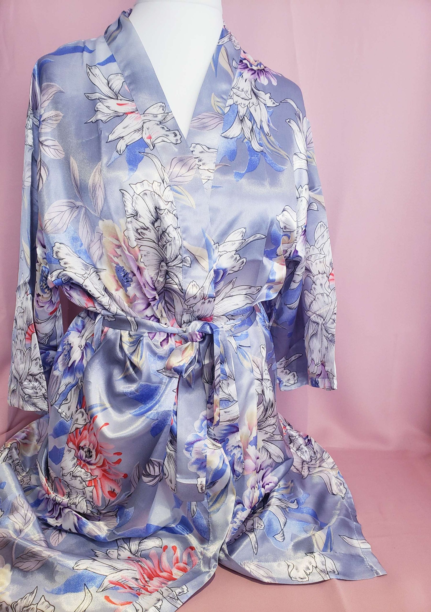 Personalised Floral Bridal Robe - Image 3