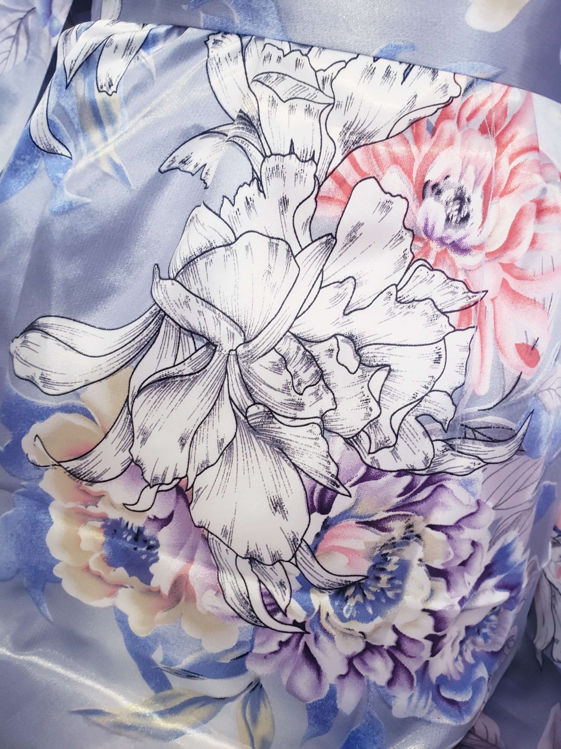 Personalised Floral Bridal Robe - Image 4