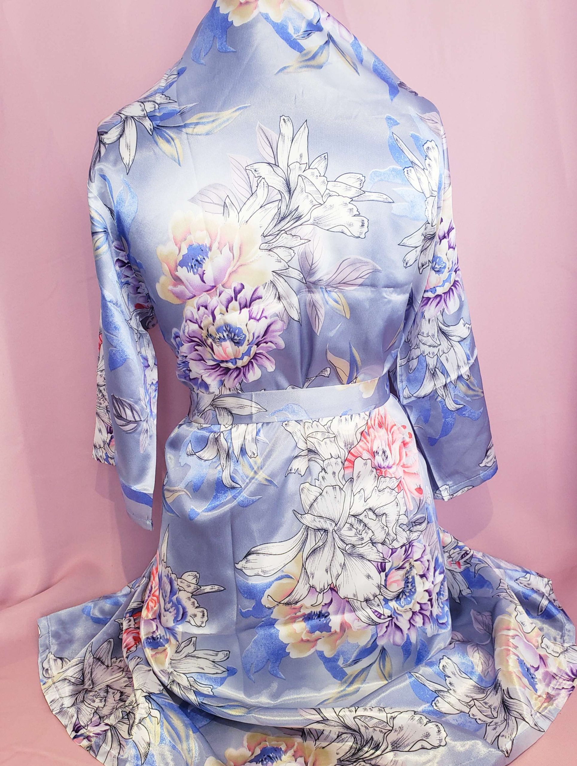 Personalised Floral Bridal Robe - Image 6