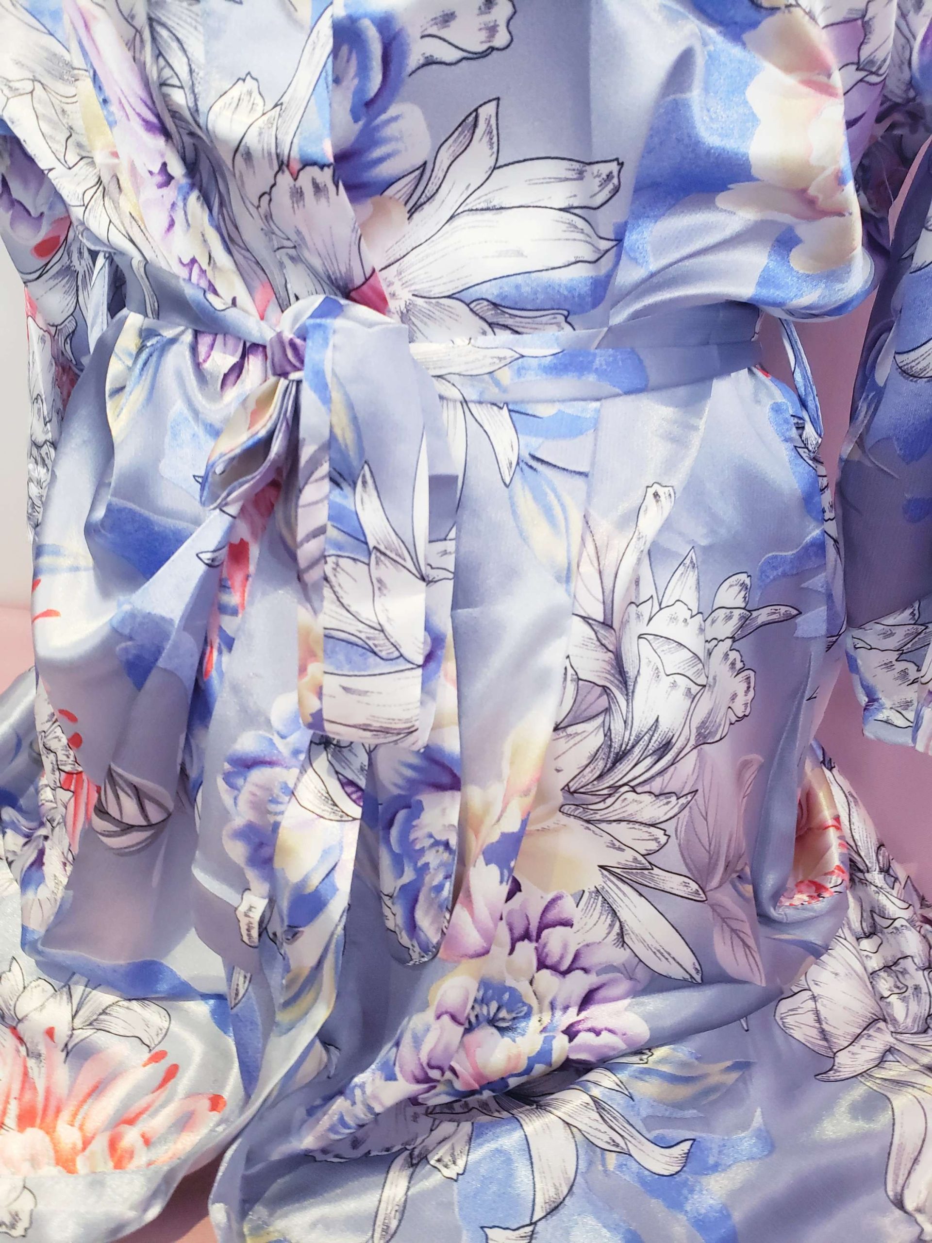 Personalised Floral Bridal Robe - Image 10