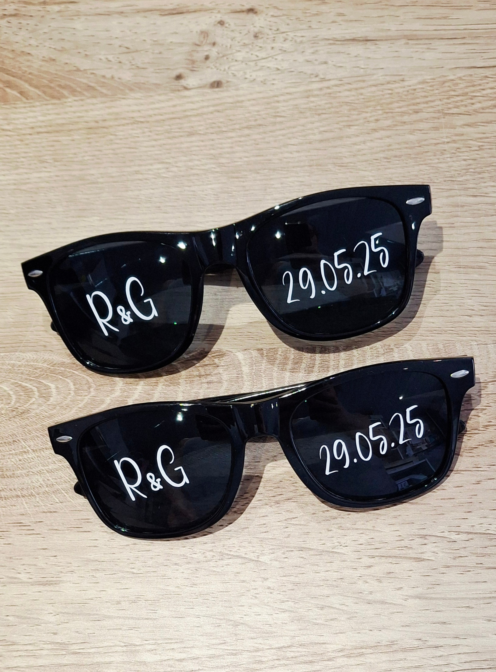 Personalised Bride & Groom Wedding Sunglasses – Fun Photo Prop Gift - Image 7