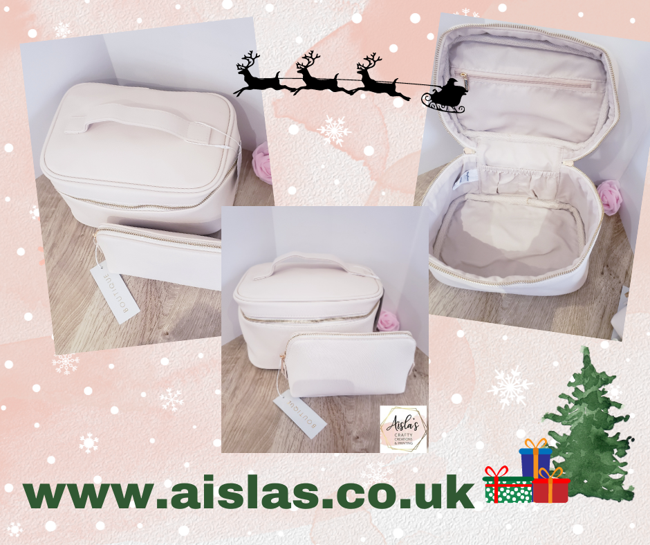 Personalised Cosmetic Case Set – Boutique Vanity & Accessory Cases for Beauty & Travel - Image 3