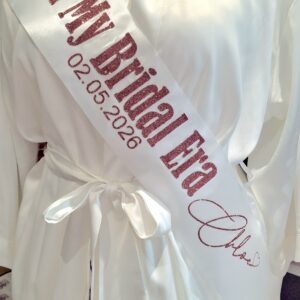 In My Bride Era Personalised Sash