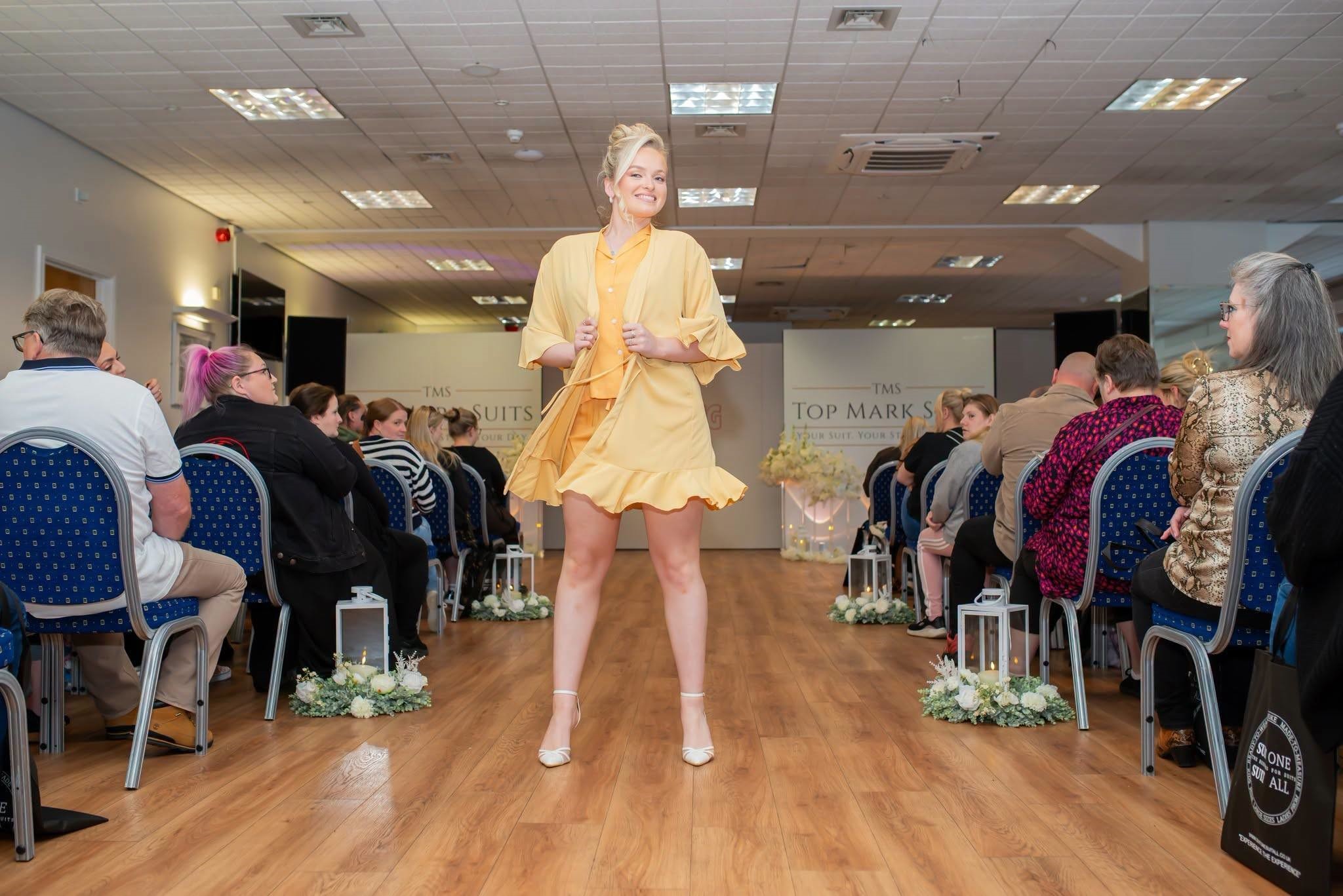 yELLOW BRIDAL ROBE